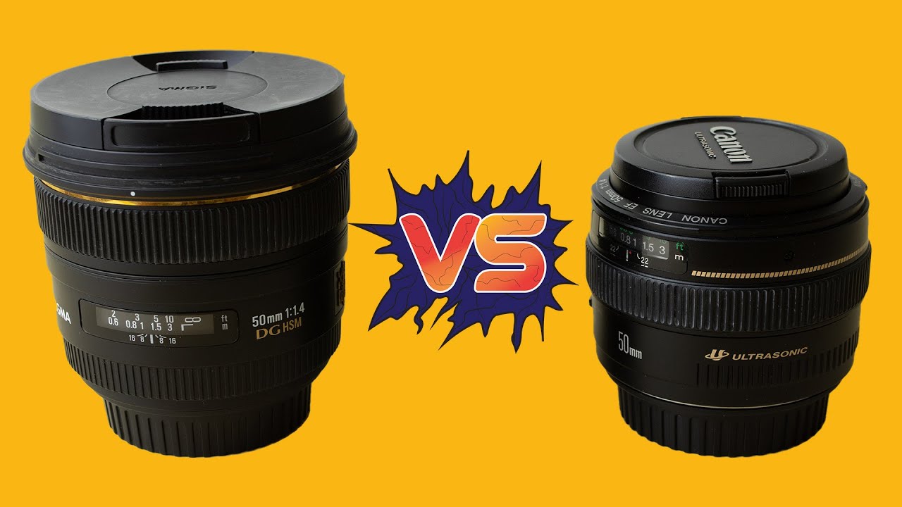 Canon 50mm 1.4 vs Sigma ex 50mm 1.4 Sfida tra Obiettivi ITA