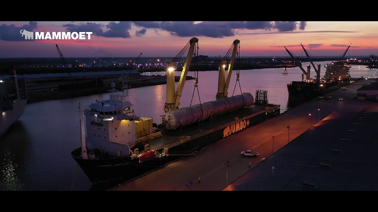 850t vessel move in Texas