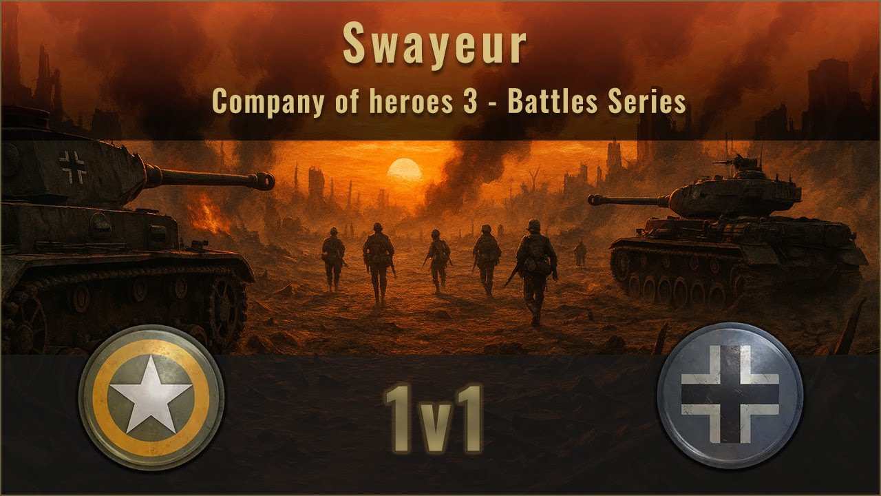 Swayeur // COH3: 1v1 - US vs WEHR | Djebel Pass #1v1