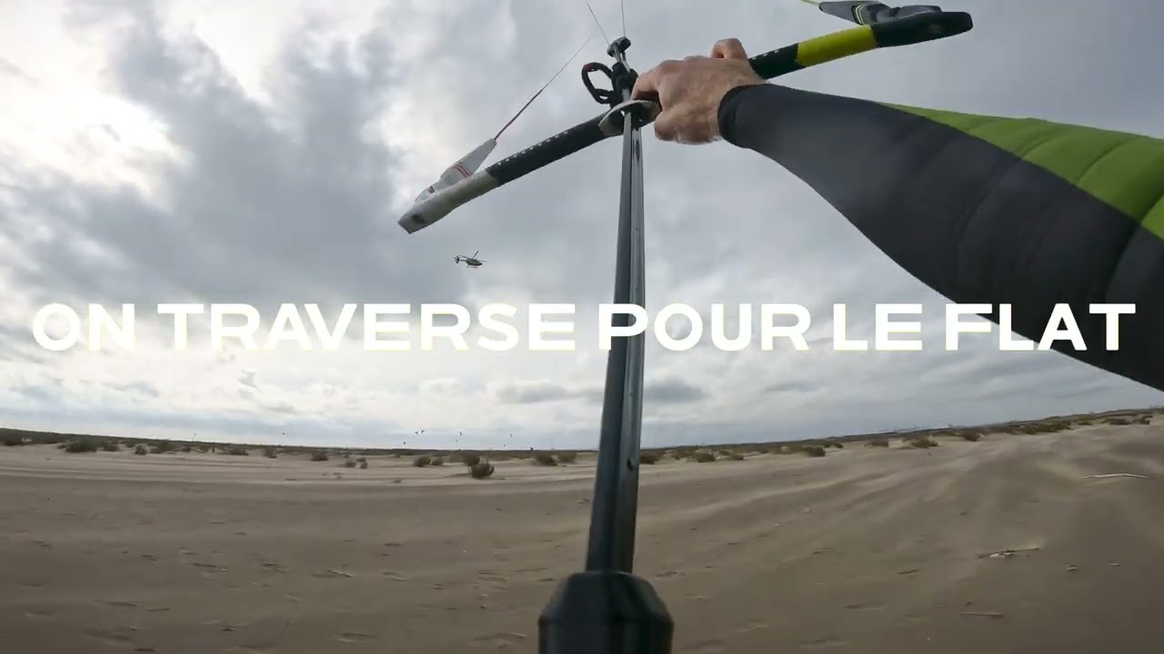 Session plage Napoléon , kitesurf avec les potes 