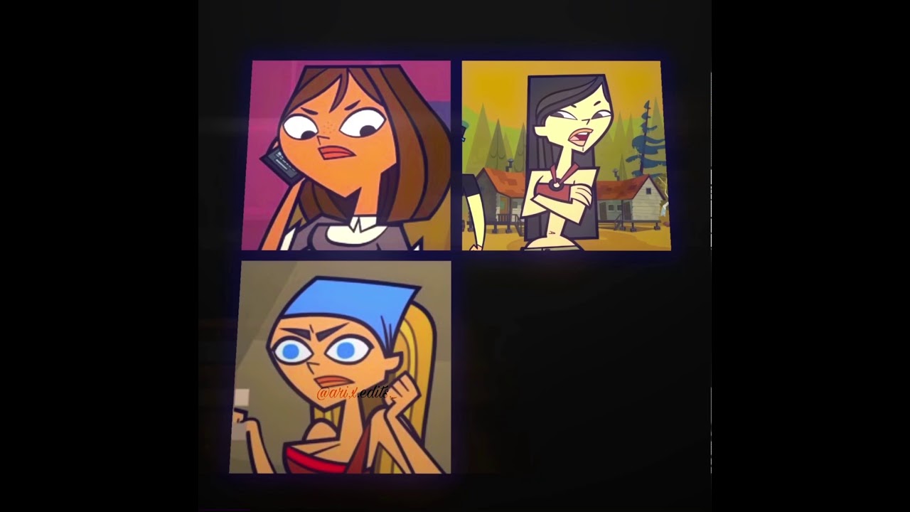Total drama Courtney, heather, Lindsay, and Gwen edit