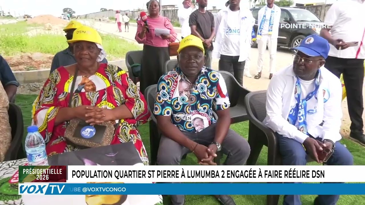 Population quartier St Pierre a Lumumba 2 engagee a faire reelire DSN