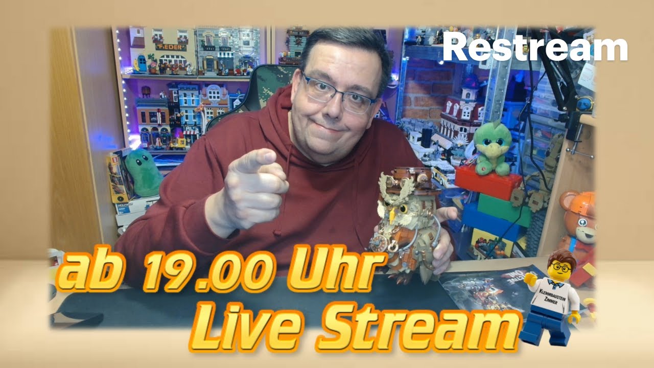 Bauen mit Freunden  Live auf YouTube! 🚀 09.03.2026 Lego, BlueBrixx