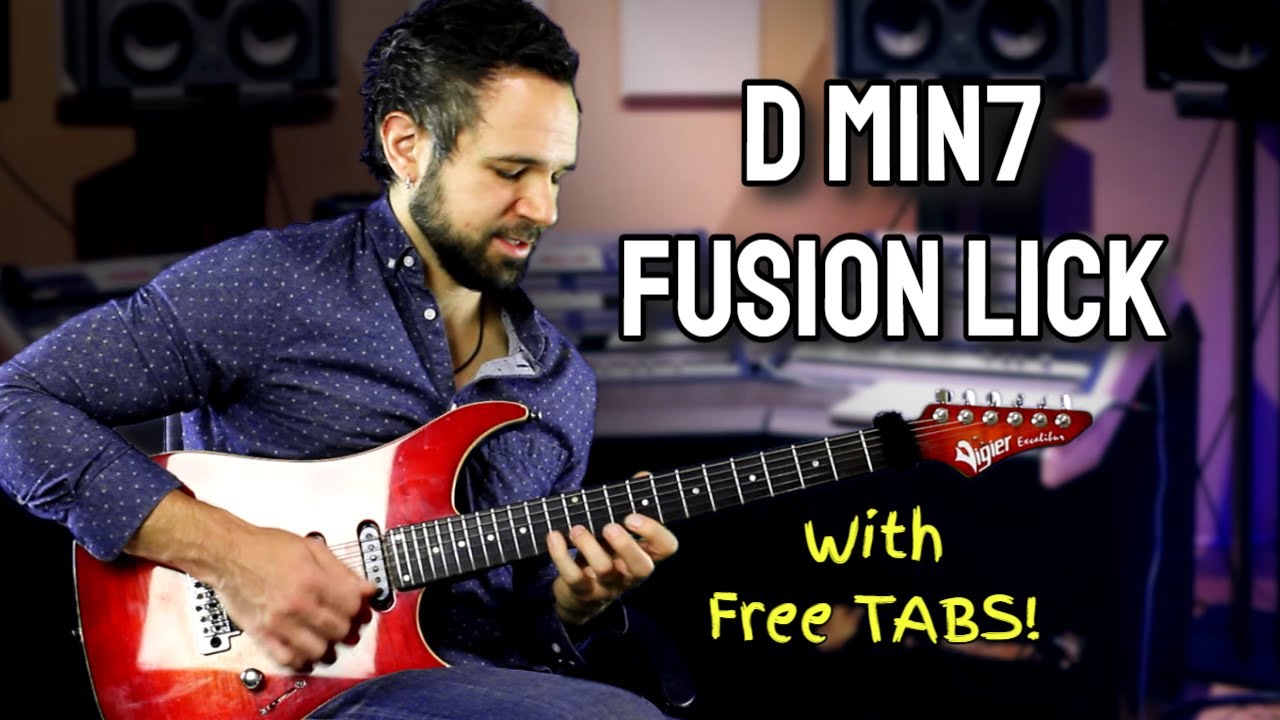 Dmin7 Fusion Guitar Lick (WITH TAB!!) | Cameron Allen | Fusion Guitar Lesson