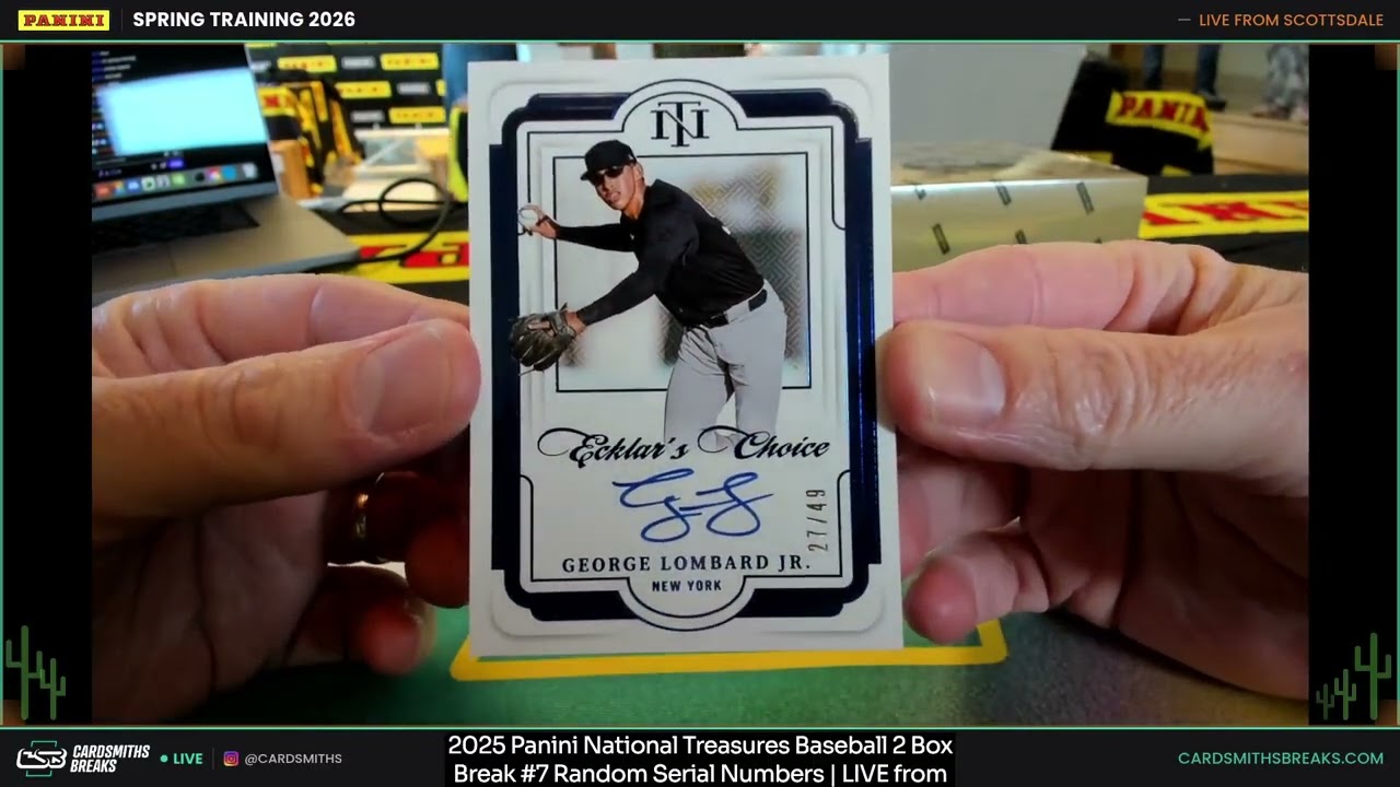 2025 Panini National Treasures Baseball 2 Box Break #7
