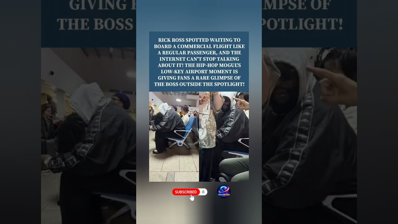 Rick Ross Spotted at Airport on a Commercial Flight & the Internet Reacted #fyp #viral #ytshorts