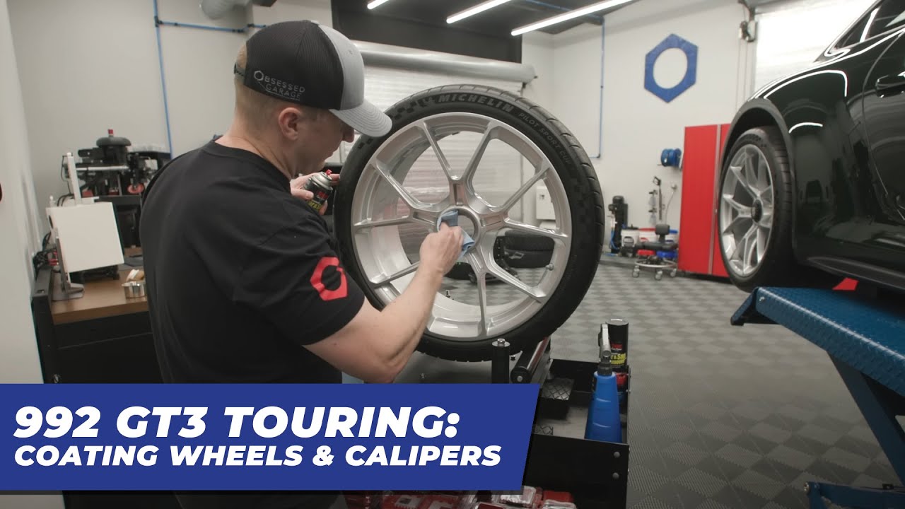 992 GT3 Touring:  Coating Wheels & Calipers