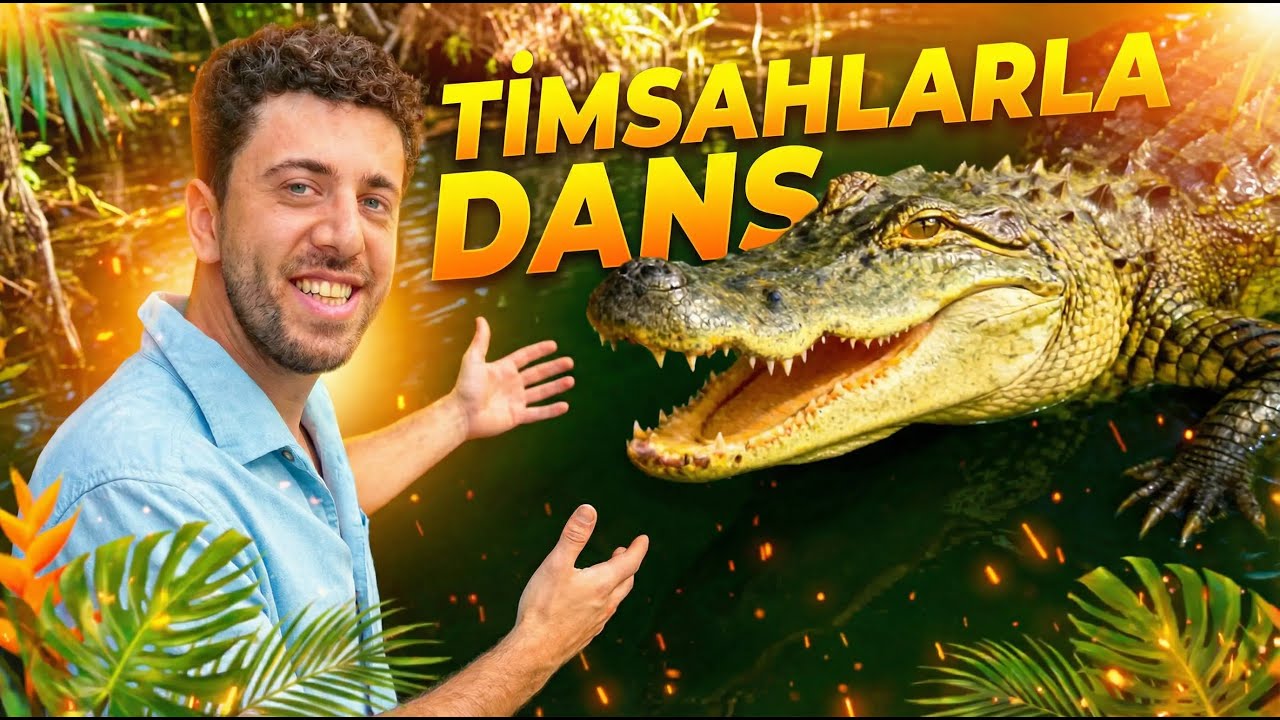 TİMSAHLARLA DANS!! Everglades’te Timsahların İnine Girdik!