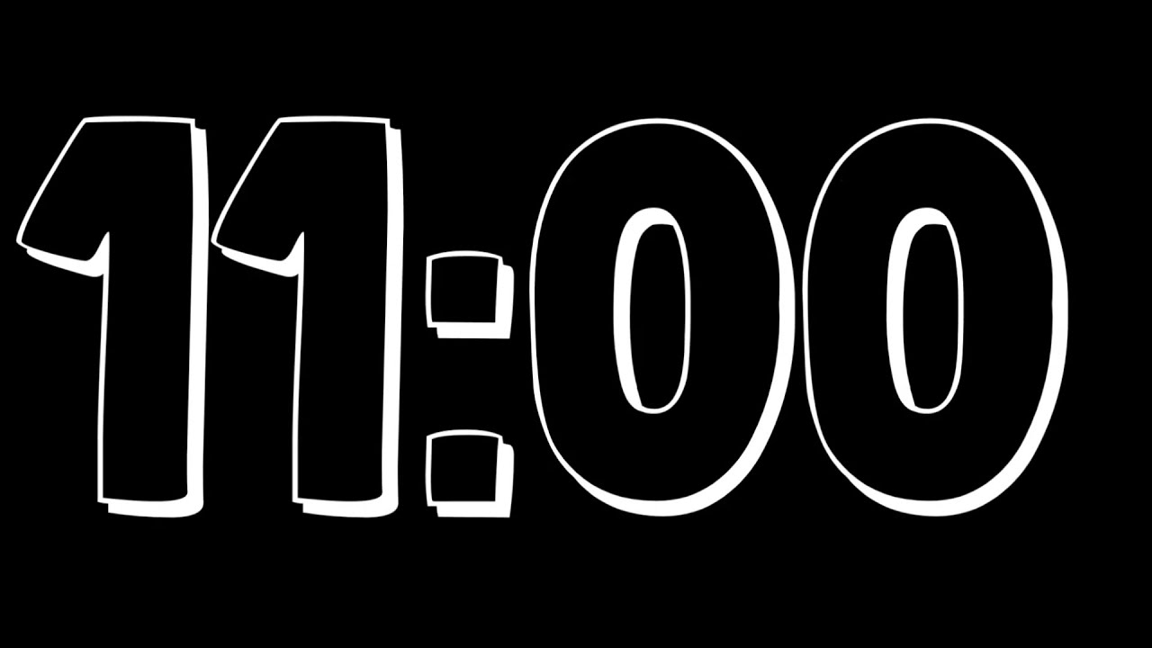 11 Minute Countdown Timer With Voice
