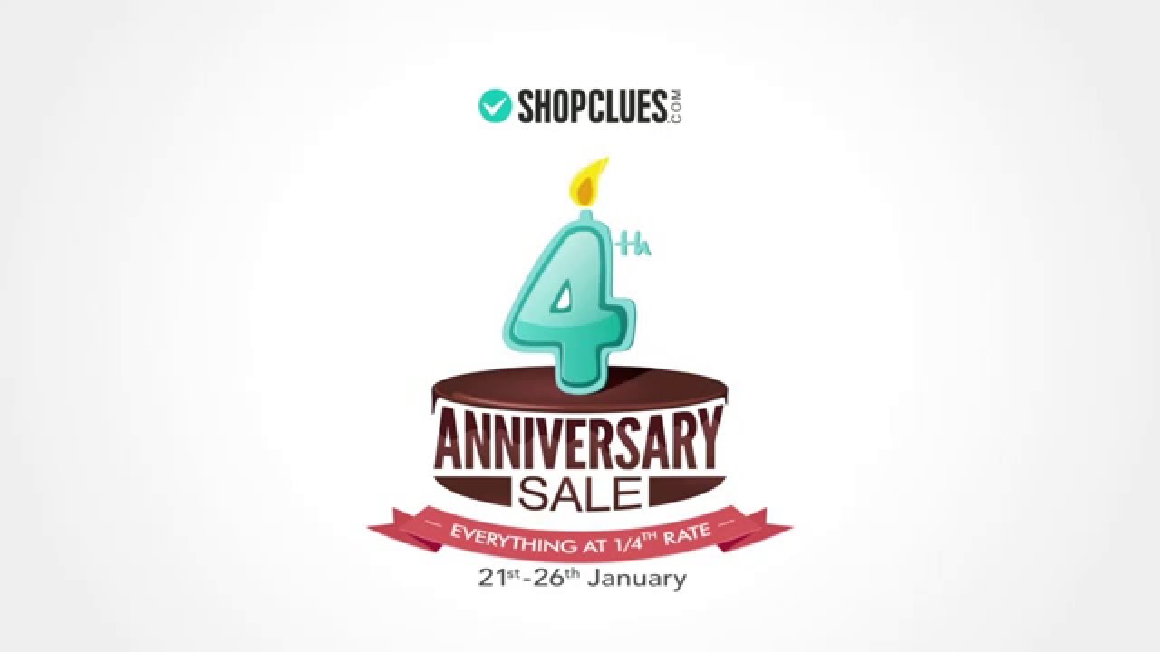 ShopClues 4th Anniversary Sale 2016