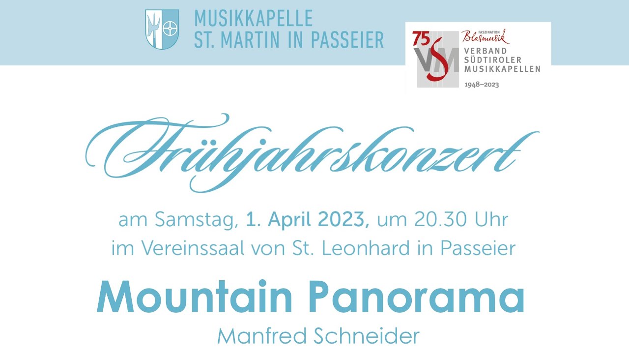 Musikkapelle St. Martin - Mountain Panorama