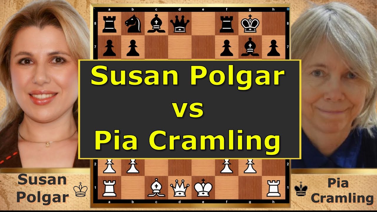 SUSAN POLGAR vs PIA CRAMLING – Classical Benoni Battle ♟️🔥 #SusanPolgar #PiaCramling #BenoniDefense
