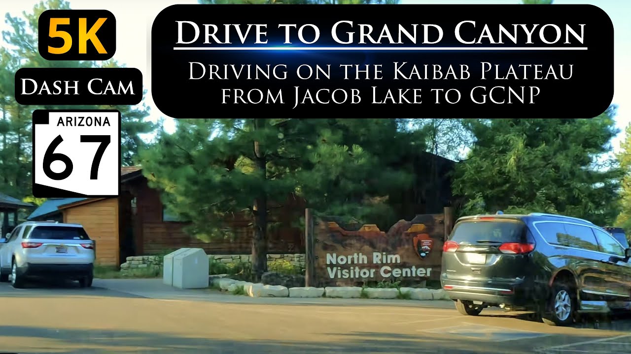 Let's Drive South to the North Rim of the Grand Canyon from Jacob Lake on Arizona 67 in 5K ULTRA HD