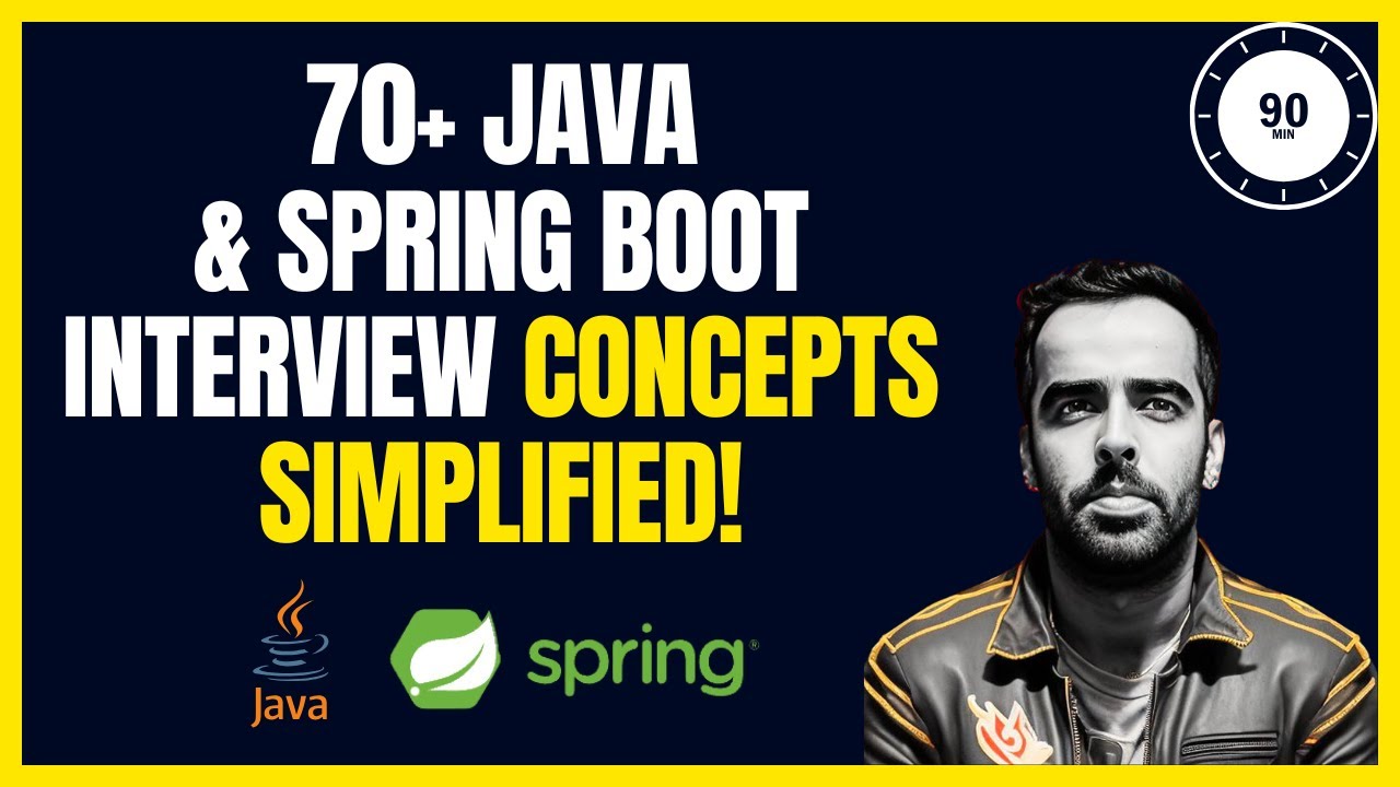 Simplifying 70+ Java and Spring Boot Interview Topics in 90 Minutes | Ultimate Prep Guide