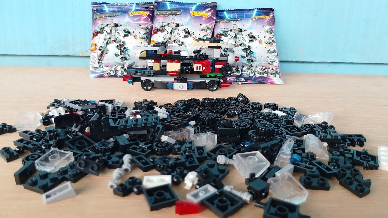 Membuat Helikopter Rotor Tandem dari Lego | build helikopter double rotor with lego mecha swat #189