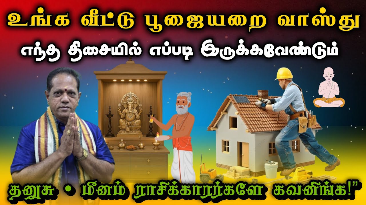 பூஜையறை எந்த மூலையில் இருக்க வேண்டும்😱✅🤔#lingamvasthu #astrology #vastuu #tamil #vastuegineer #tips