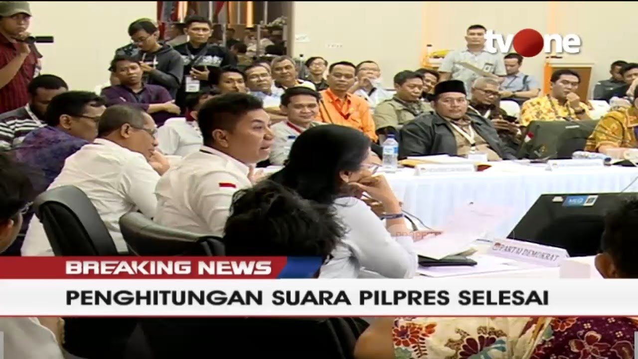 [BREAKING NEWS] GADUH!! Sidang Pleno Penghitungan Suara Pilpres di KPU