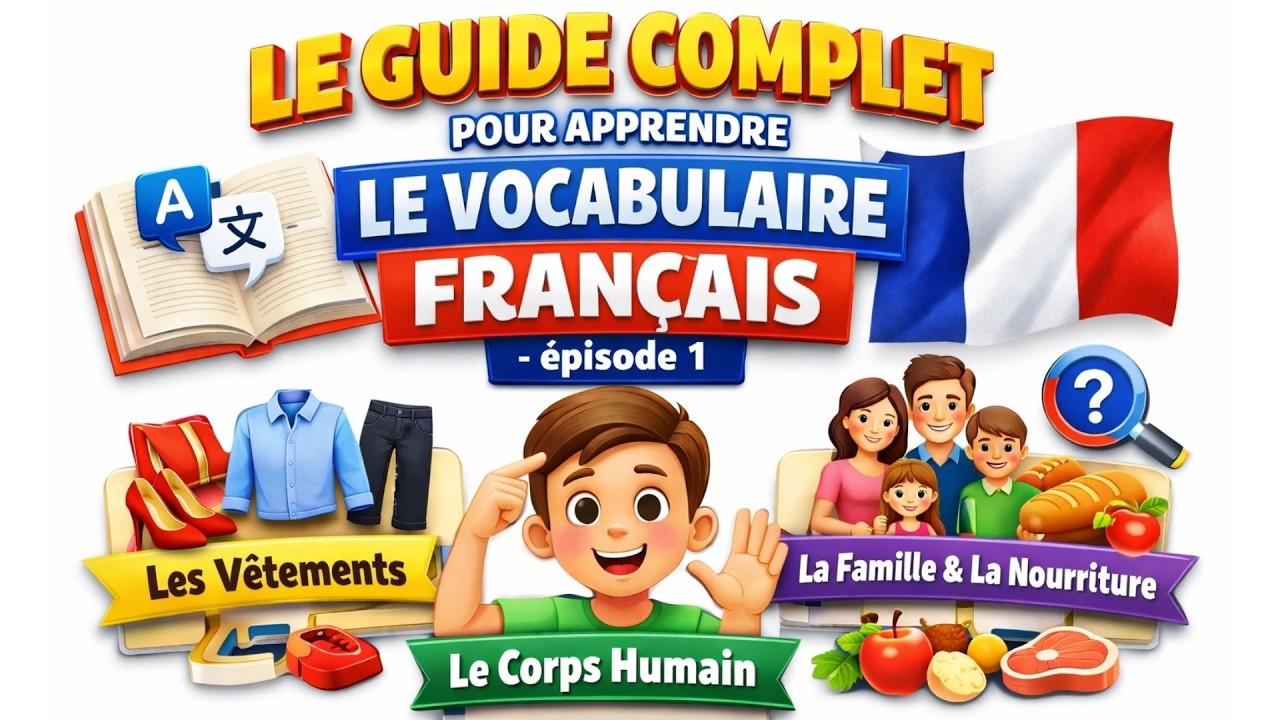 Épisode 1| Vocabulaire français pour débutants | Guide complet avec exemples et traduction