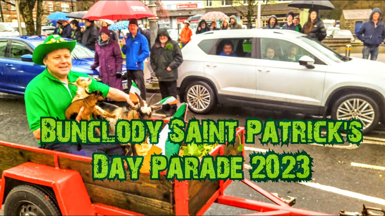 Saint Patrick's Day Parade Bunclody 2023 great turnout despite the rain