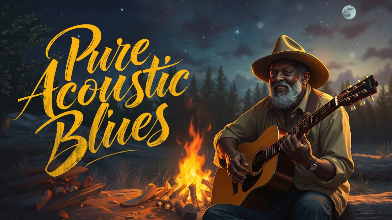 Pure Acoustic Blues Vol 5. 3-Hour Long Guitar Session with No Vocals