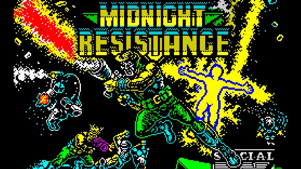 Midnight Resistance. ZX Spectrum. Прохождение