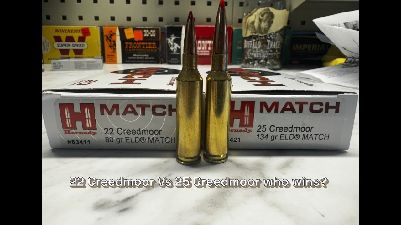 22 Creedmoor Vs 25 Creedmoor who wins??