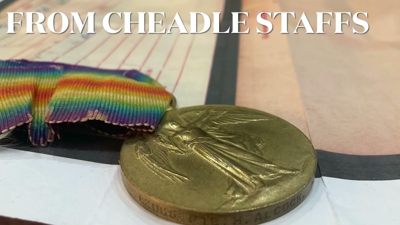 MEDALS FIRST WORLD WAR VICTORY FAMILY HISTORY LOOK WHAT YOU CAN FIND STOKE CHEADLE INVEST ANTIQUE 