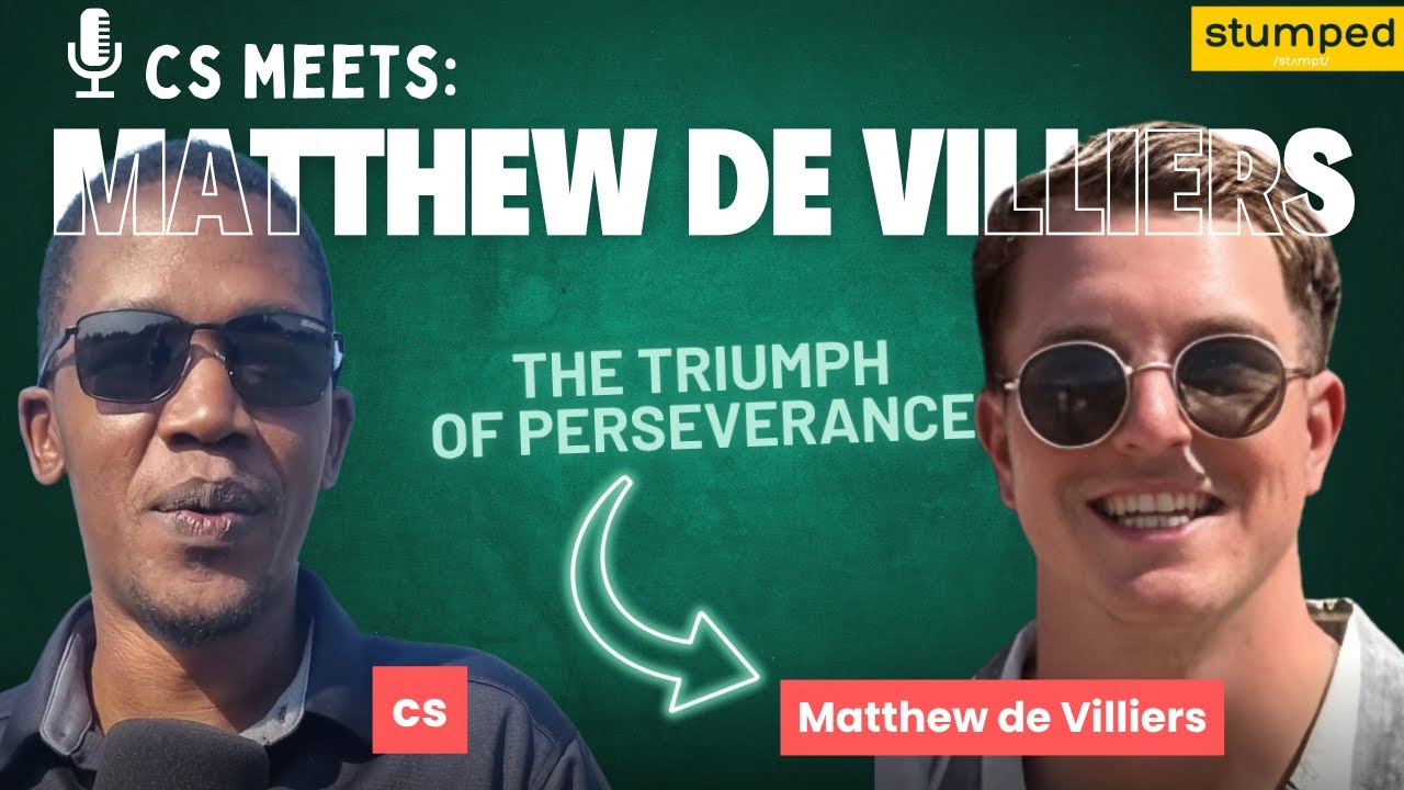 The triumph of perseverance with Matthew de Villiers | Stumped Pod
