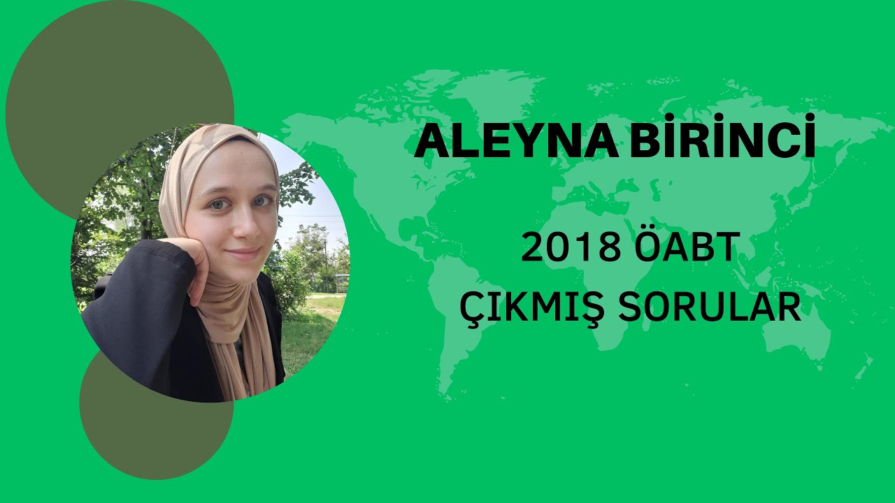 2018 ÖABT Coğrafya Çıkmış Soru Çözümü