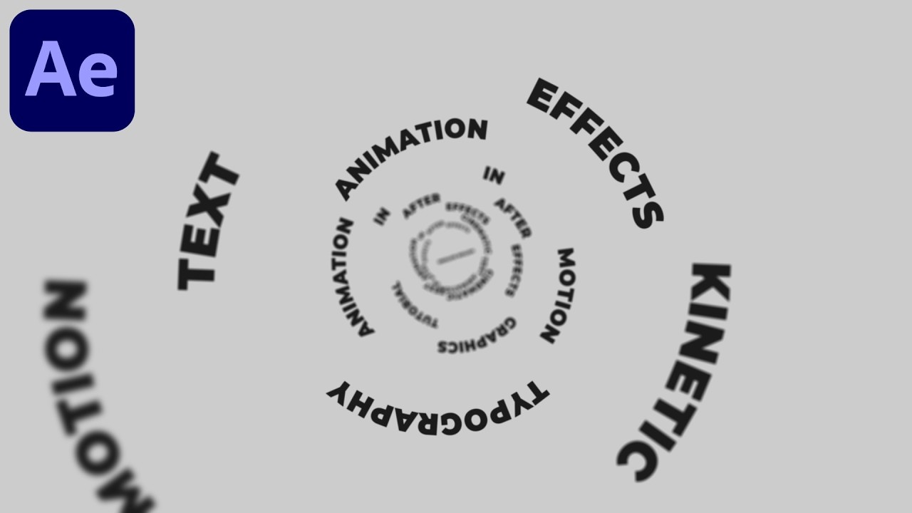 Анимация текста с эффектом «летающей камеры» в After Effects — Урок по After Effects | Эффект поя...