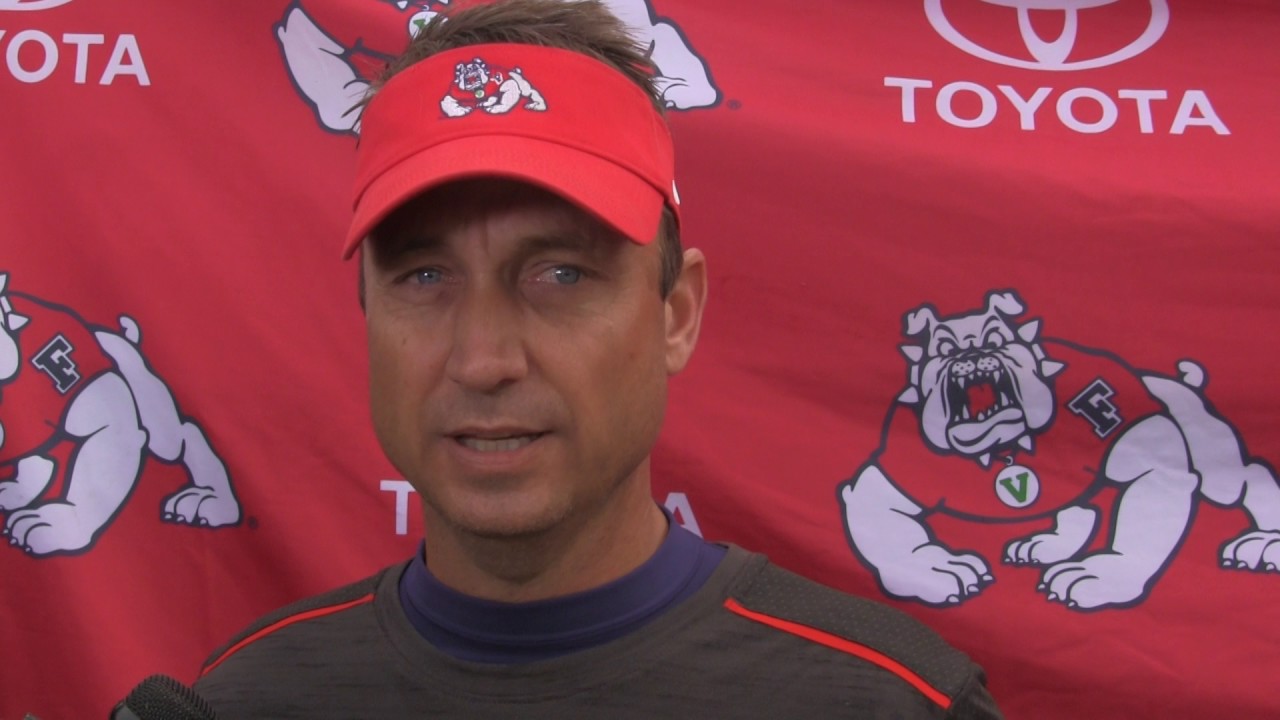 Fresno State Football: Eric Kiesau, Post-Game Press Conference (11/5/16)