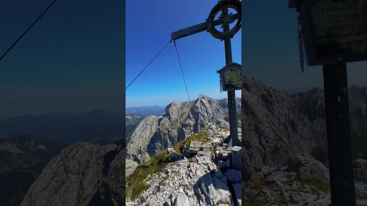 First summit Treffauer #mountains #hiking #travel #nature #shorts #viral #summer #youtubeshorts