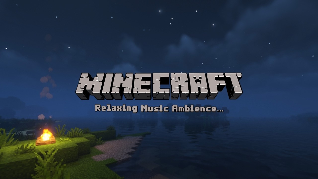 just need to stop thinking.(minecraft ambience w/ music, soft campfire)