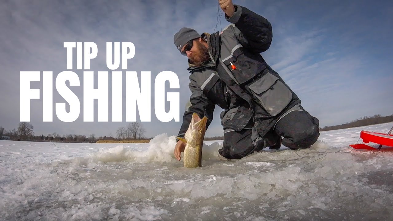 Ice Fishing For Northern Pike with Tip Ups