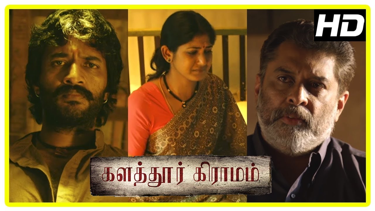 Kalathur Gramam Movie Scenes | Young Tarun runs away | Ajay Rathnam talks to the villagers