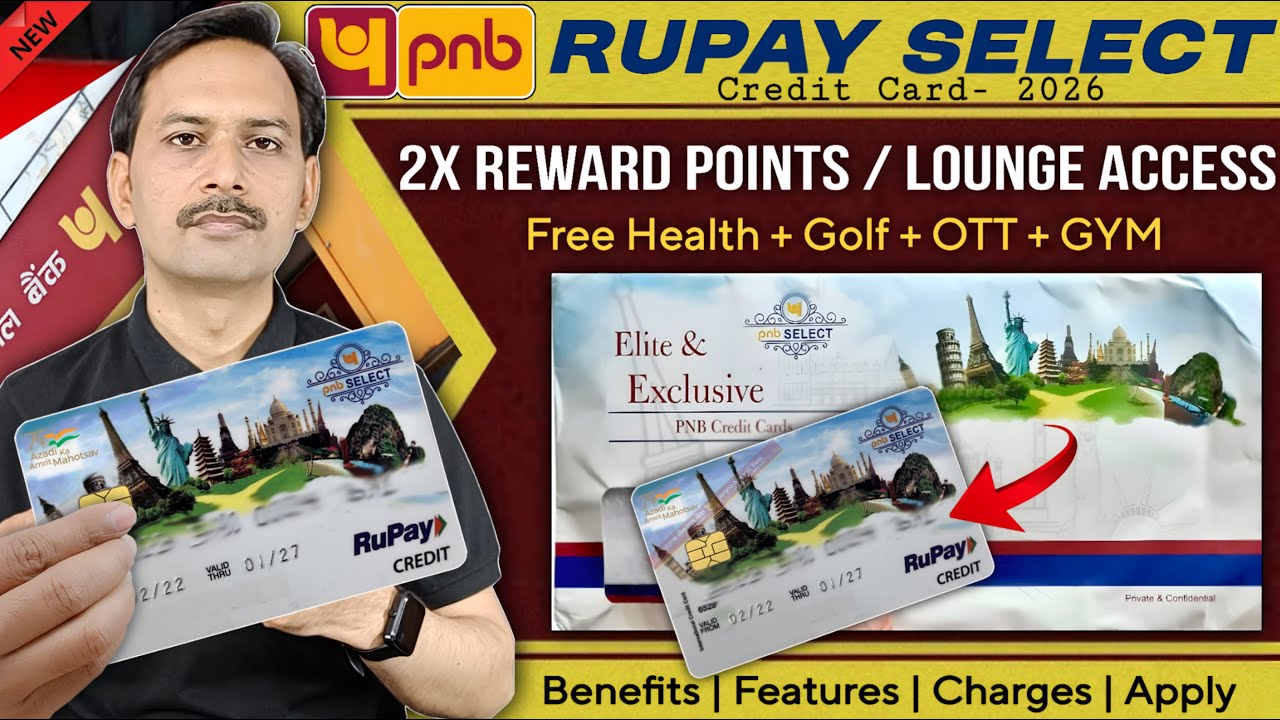 PNB RuPay Select Credit Card Full Details | Benefits | Eligibility | Hindi | PNB Credit Card