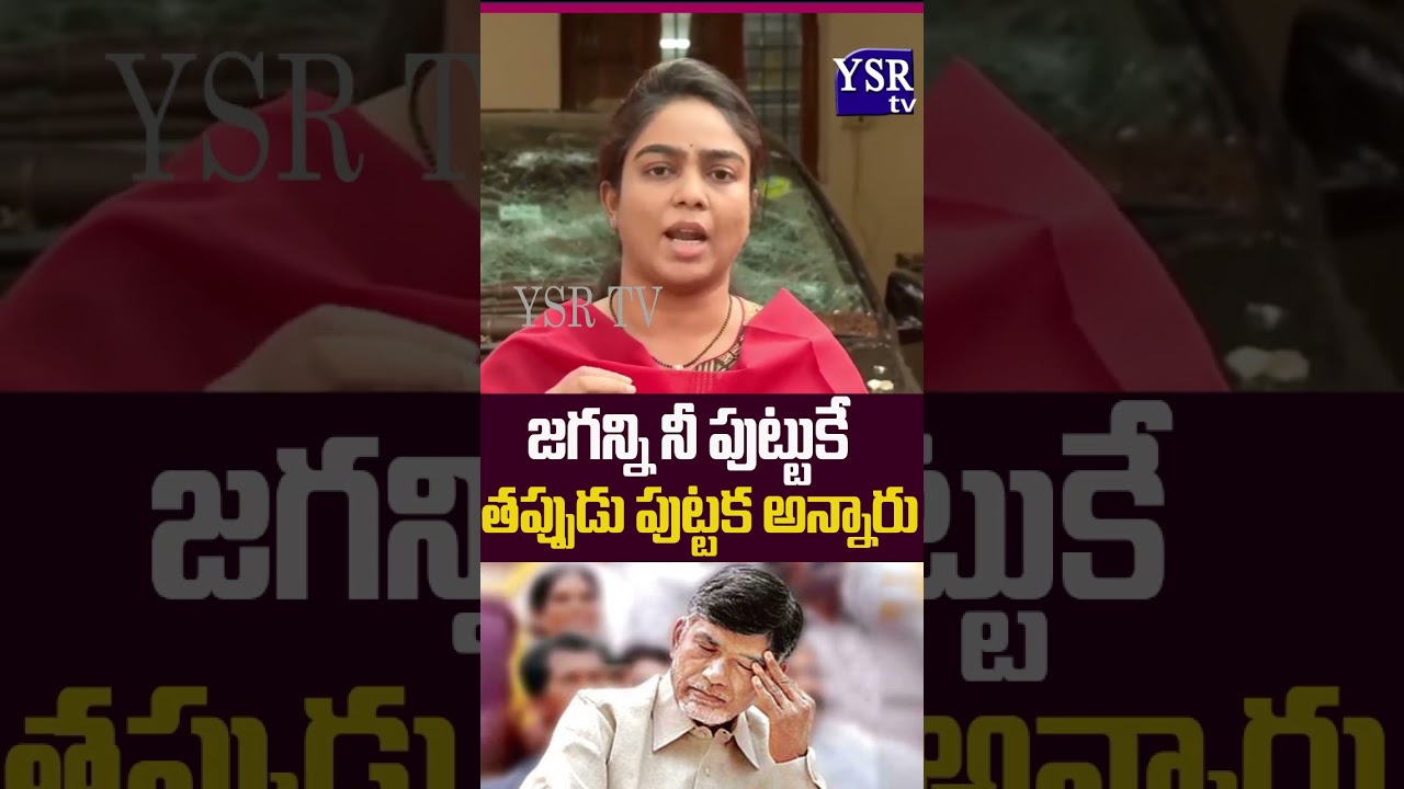 జగన్ని నీ పుట్టుకే తప్పుడు పుట్టక అన్నారు.. మరి దాని సంగతేంటి.| @ YSRTV