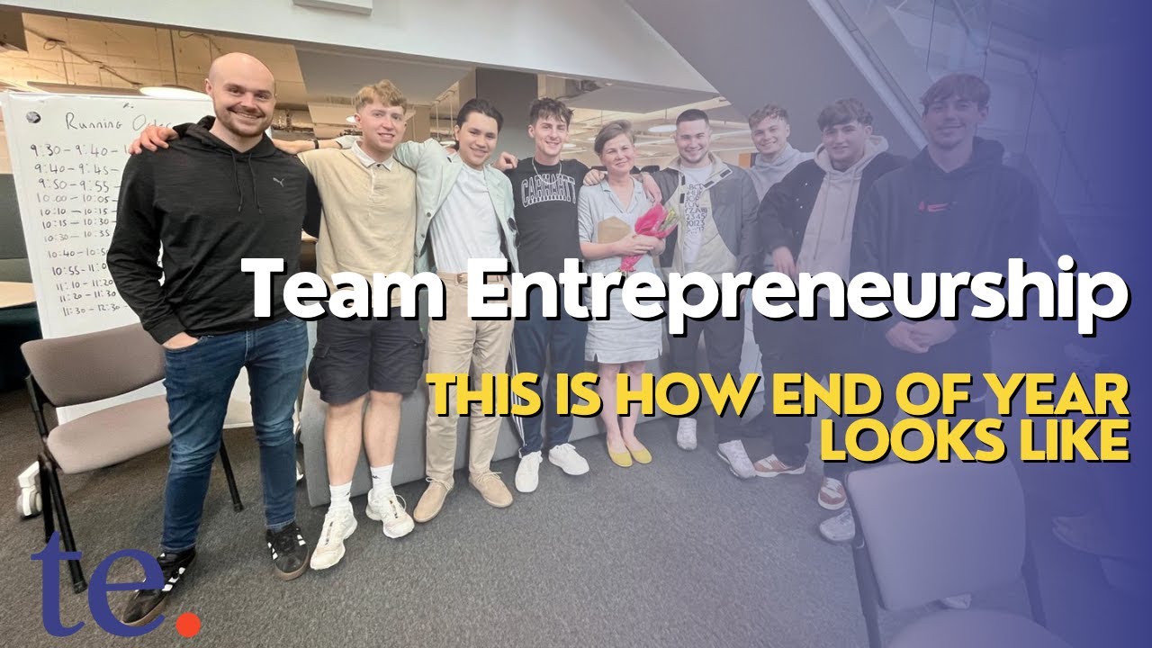 This is how the end of year looks like at BA(Hons) Business (Team Entrepreneurship).