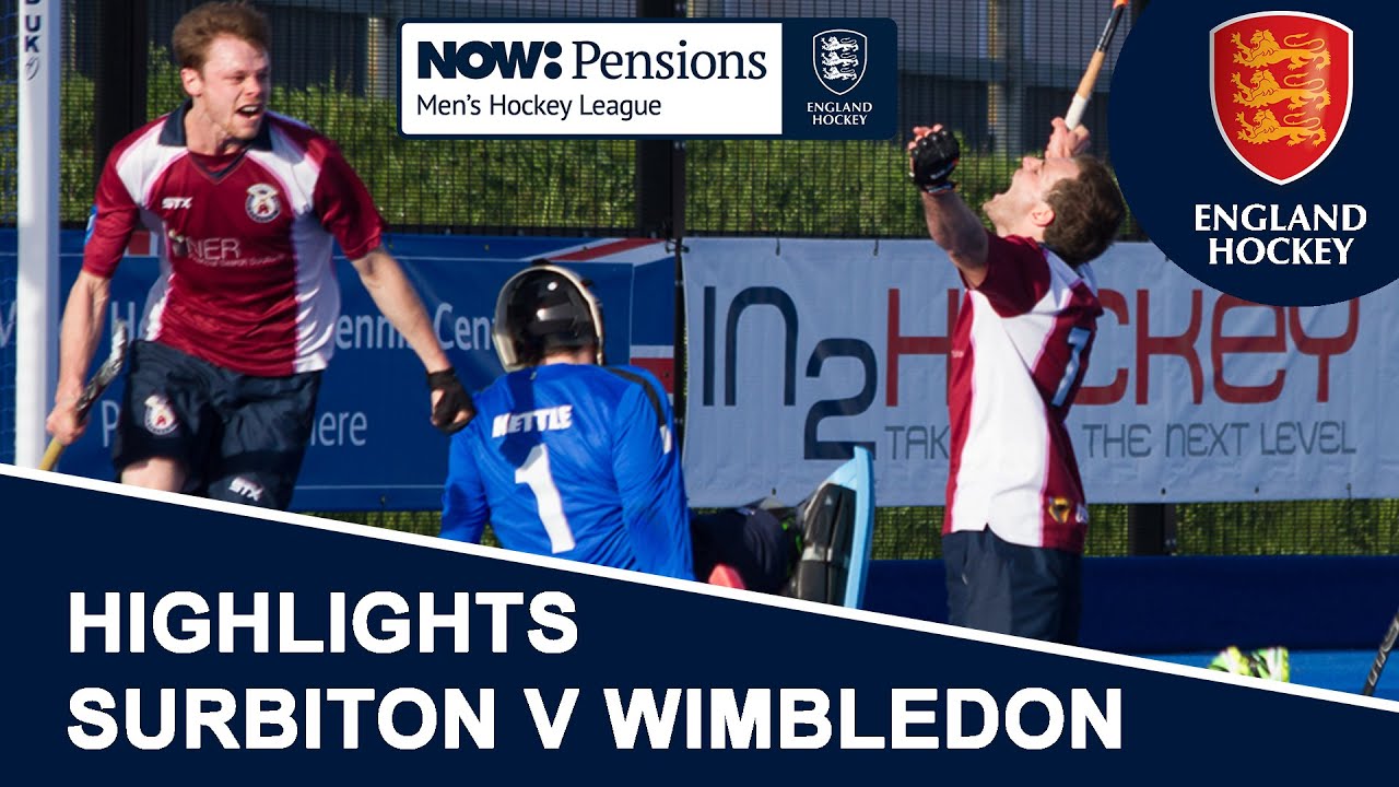 2014/15 NOW: Pensions Men's Hockey League: Semi Final 2 - Surbiton v Wimbledon Highlights