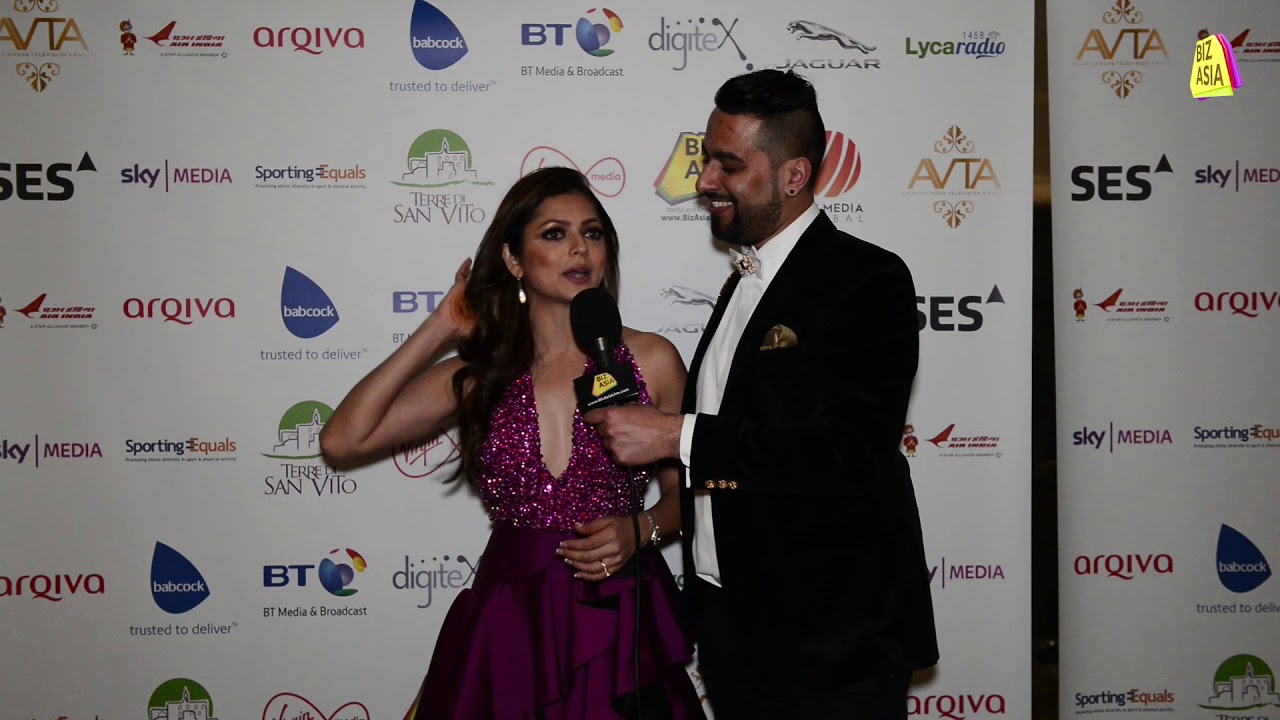 Drashti Dhami talks to BizAsia at AVTA 2017