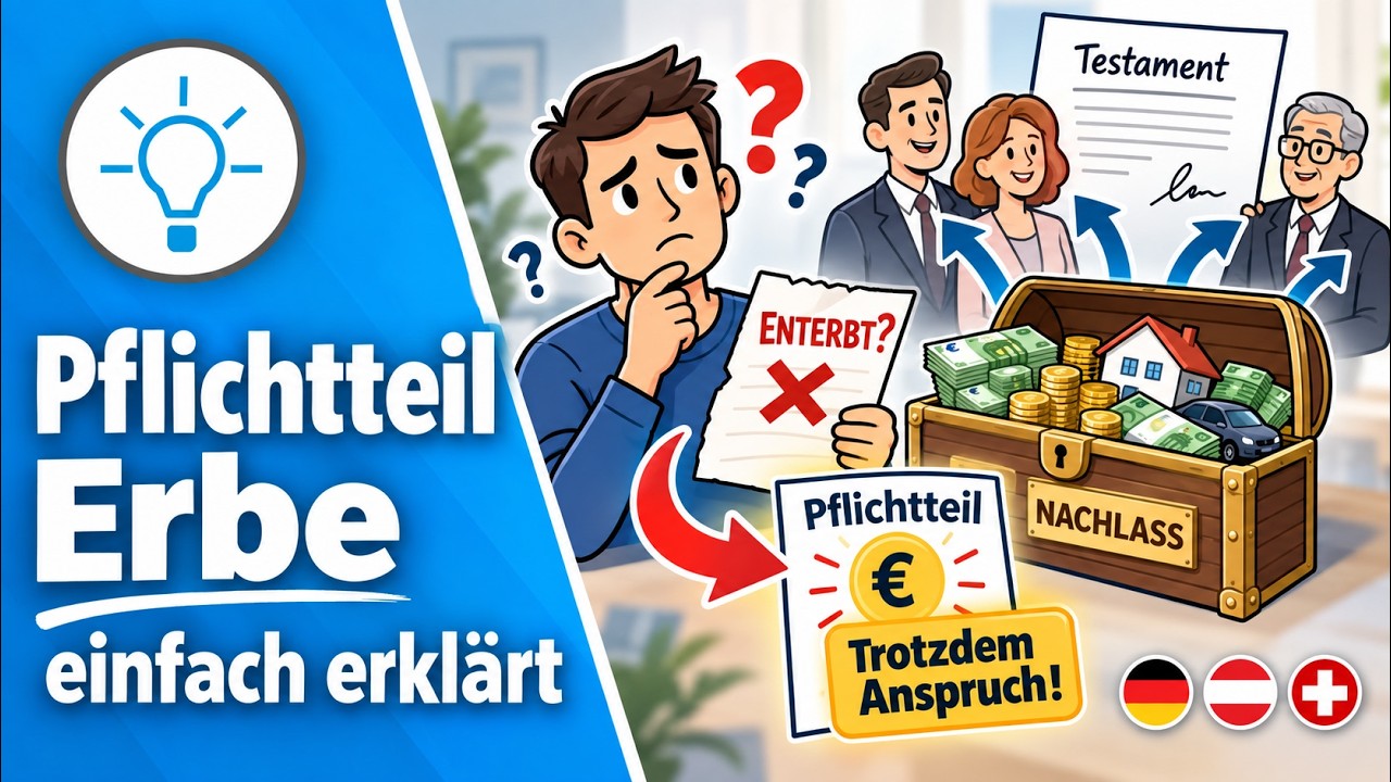 Pflichtteil Erbe einfach erklärt: Enterbt – und trotzdem Anspruch?