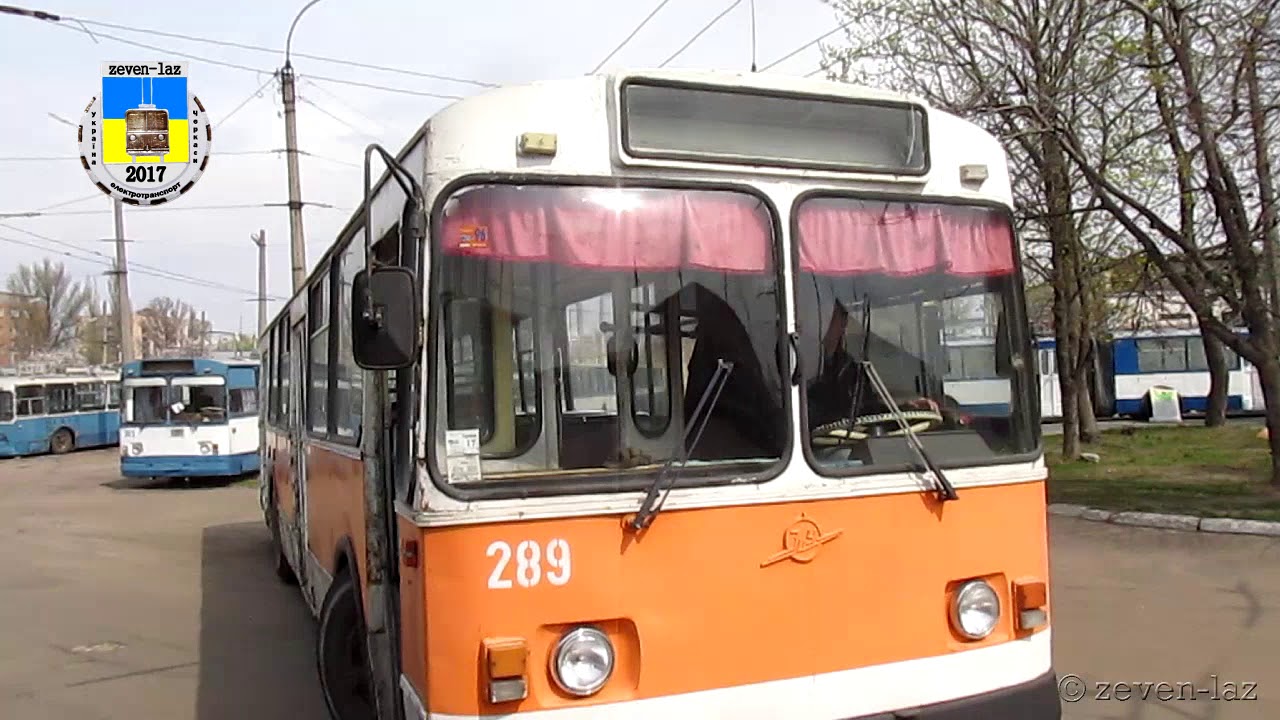 Черкаський тролейбус- Депо, ЗиУ-682В, ЛАЗ E183D1, КТГ-4 06.04.2017 / Cherkasy trolleybus- Depot