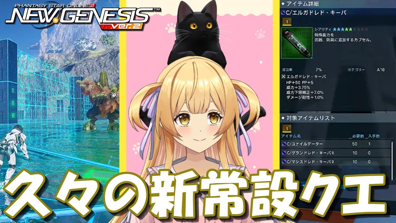 【#pso2ngs 】戦力３つに別けて進行する不安しかないクエ【#ngs公認クリエイター  #vtuber 】