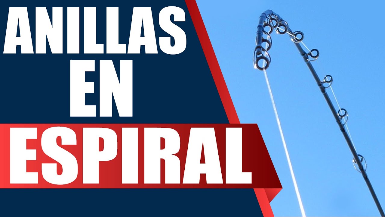 ✅Cañas de pesca👉 ANILLAS en ESPIRAL🎣