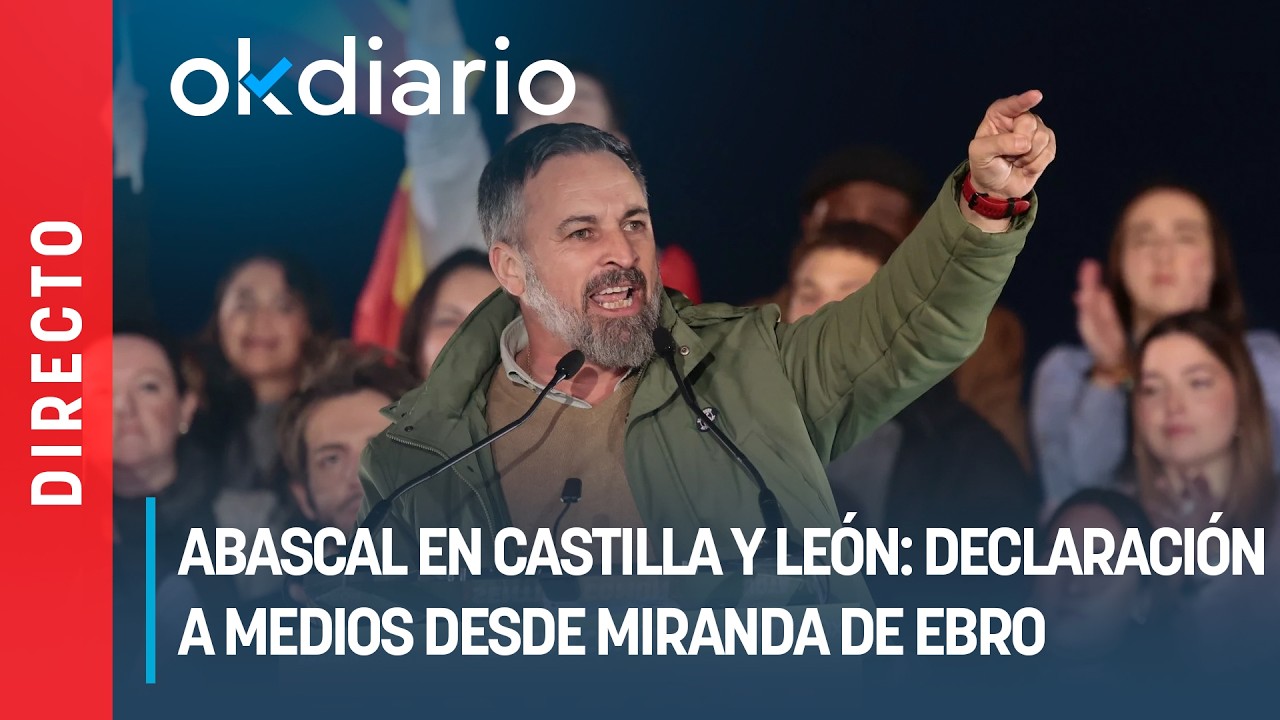 🔴DIRECTO| Abascal en Castilla y León: declaración a medios desde Miranda de Ebro