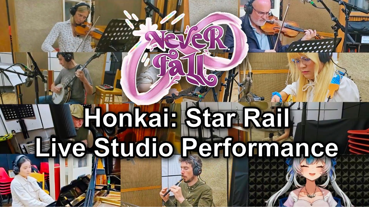 Honkai: Star Rail 'NEVER FALL' - Live Folk Band Performance | Cyrene Fansong #hoyofair