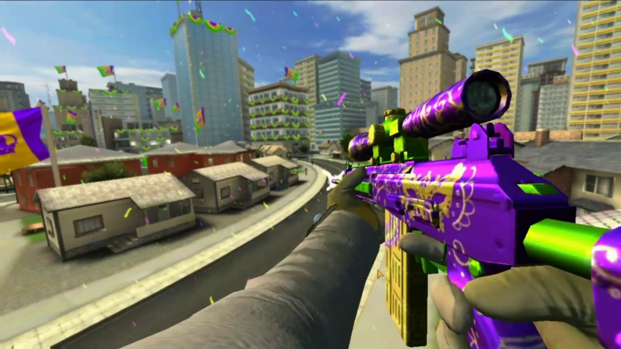 Mouggier plays Sniper 3D Assassin (Small Valleys & Mardi Gras)