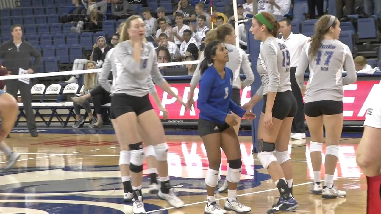 2015 Drake Volleyball vs. Loyola - Highlights