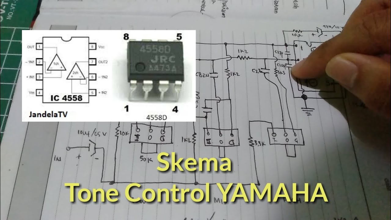 Skema Tone Control YAMAHA