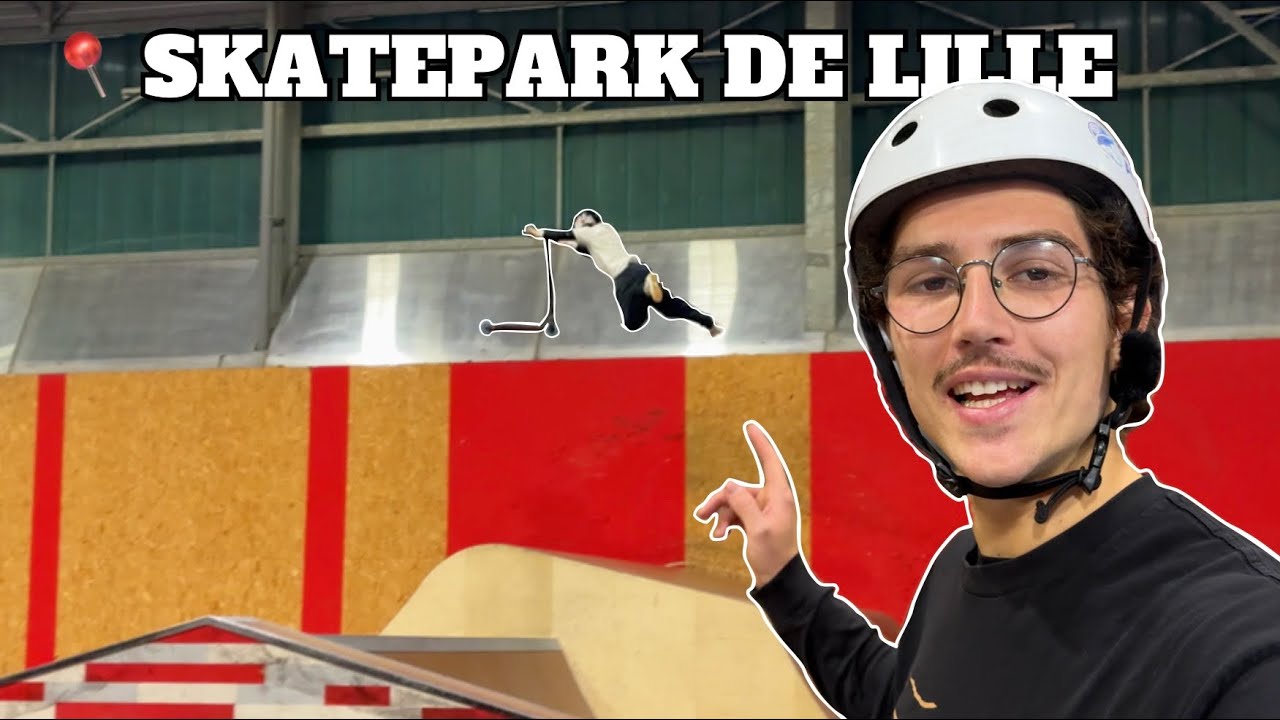 LE MEILLEUR SKATEPARK DE FRANCE ?! La halle de la glisse 